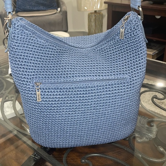 The Sack Sequoia Crochet Shoulder Bag with matching twilly NWT. SOLD - Picture 3 of 6